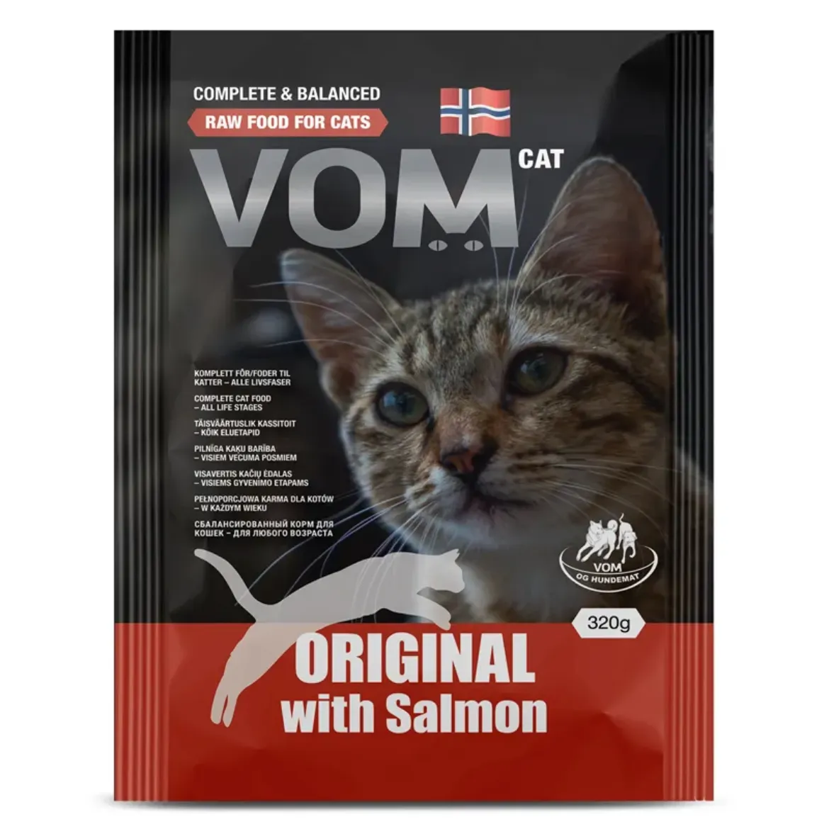 Bilde av VOM Kjøttboller KATT kylling og laks 320 g 